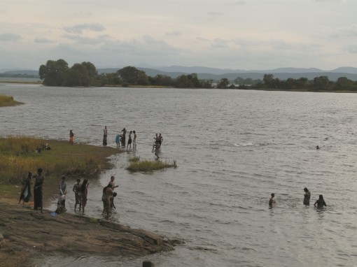 斯里兰卡最大的人工湖 - Parakrama Samudraya.