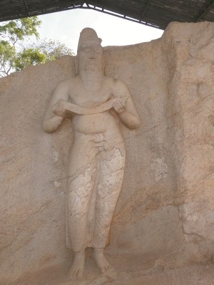 公元12世纪的斯国古皇帝Parakramabahu一世 - 巴喇国王。