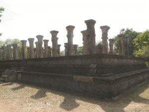 波城最后一位皇朝NIssanka Malla - 玛拉国王的议会厅。